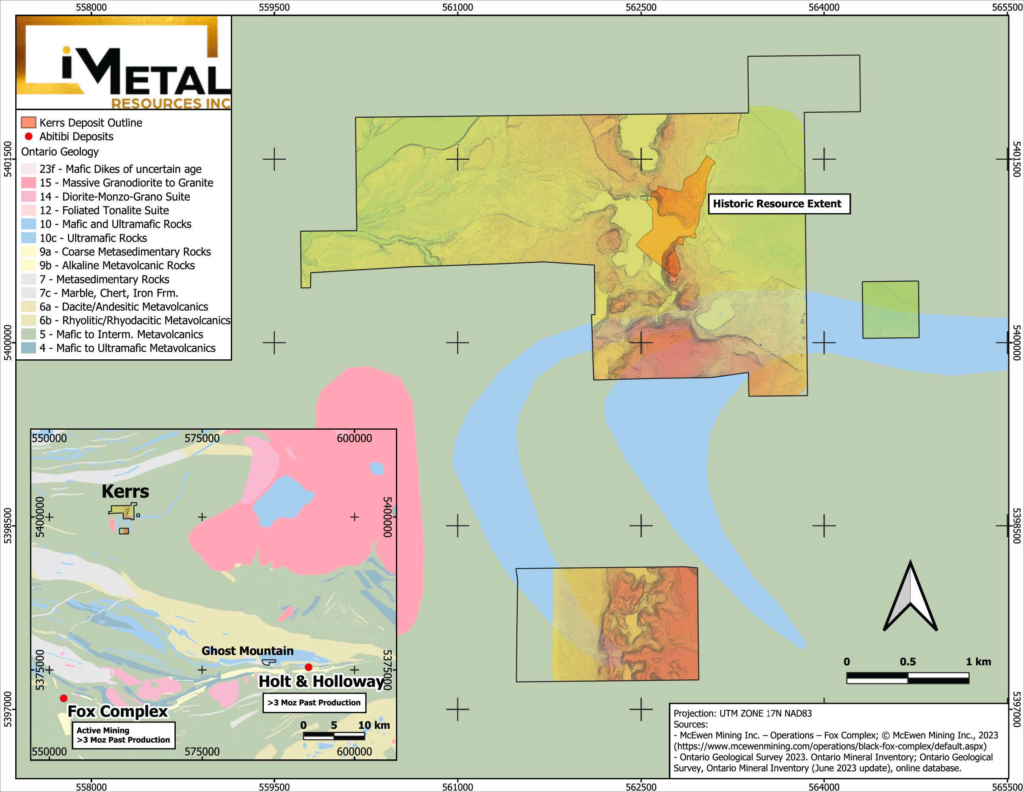 iMetal Resources TSXV - IMR OTCQB - IMRFF FSE - A7V News Release Oct 19, 2023 Fig 1